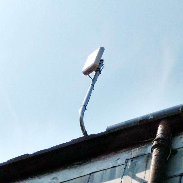 Image showing an Aerial Systems Wi-Fi extender installation at a location in Chichester.